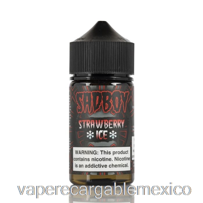 Vape Recargable Hielo Fresa Sangre - Sadboy - 60ml 6mg